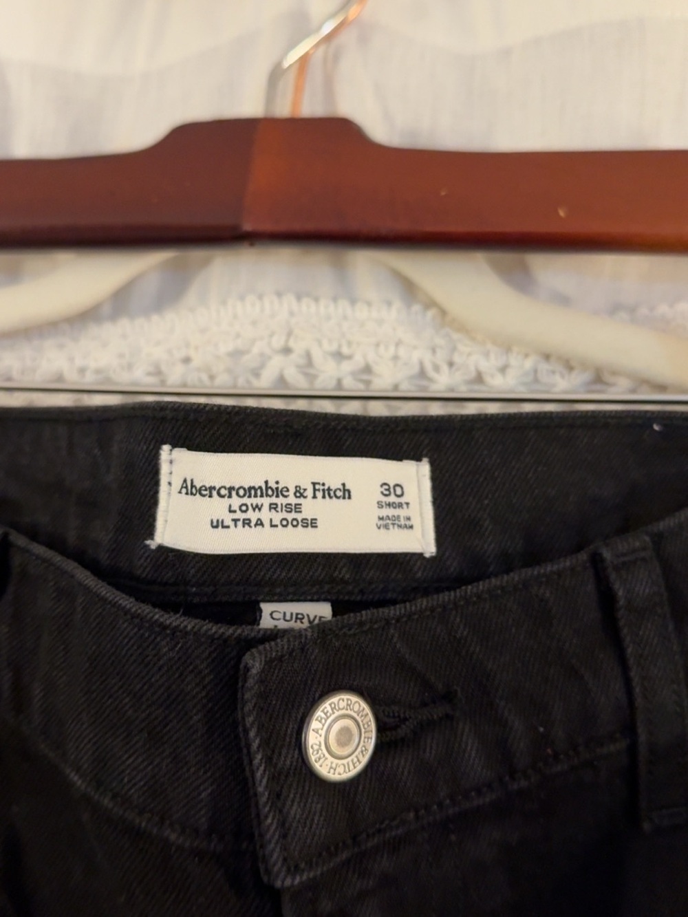 Black Wide Leg Jeans - Picture 3 of 3